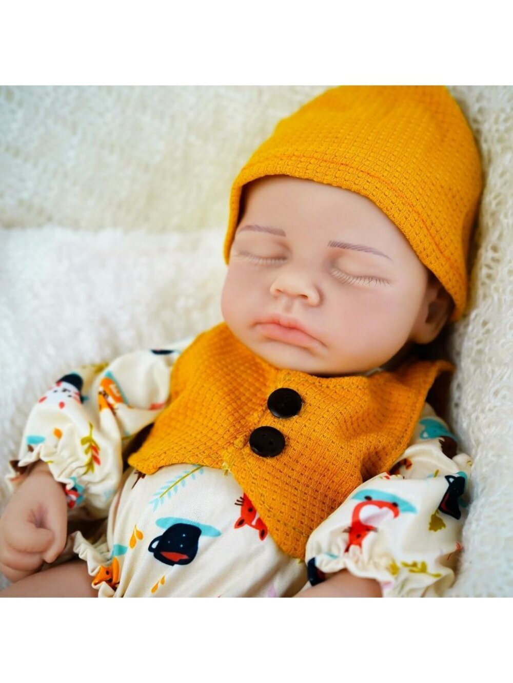 12 inch Girl Handmade Face Realistic Silicone Body Reborn Baby Doll For Kids